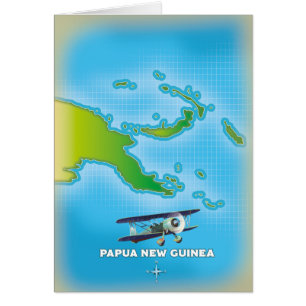 carte de papouasie-nouvelle-guinée.