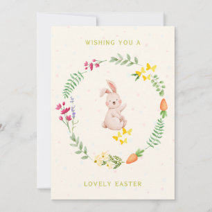 Carte de Pâques adorable - Rempli de la chaleur d'