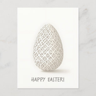 Carte de Pâques au style minimaliste