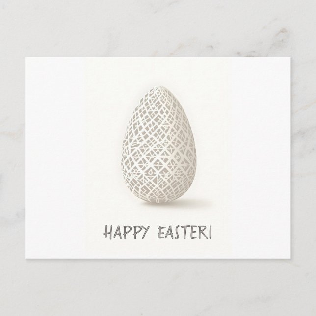 Carte de Pâques au style minimaliste (Devant)