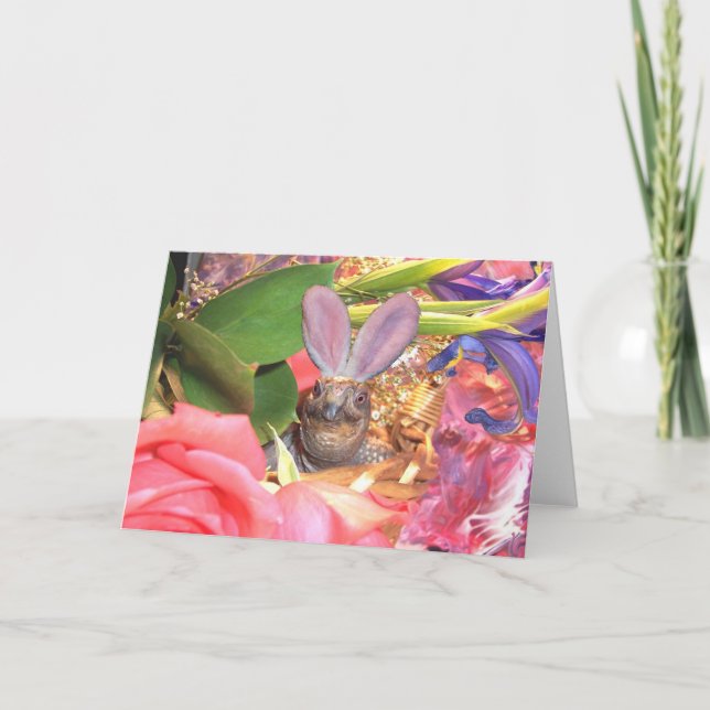 Carte de Pâques avec Koopa la Tortue (Devant)