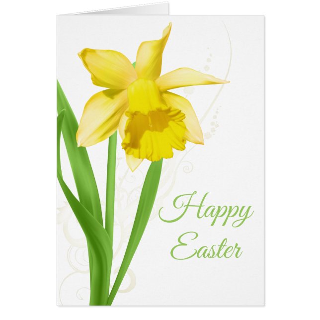 Carte de Pâques Daffodique (Devant)
