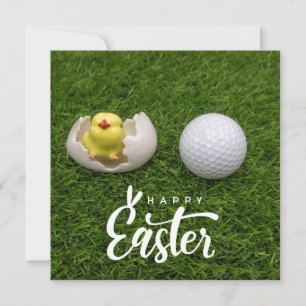 Carte de Pâques de golf pour golfeur