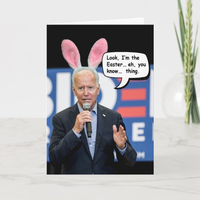 Carte de Pâques de Joe Biden (Devant)