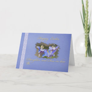 Carte de Pâques de la fille et du gendre