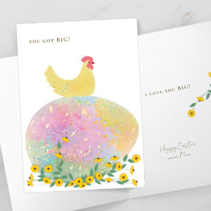 Carte de Pâques de Maman à Enfant Adulte