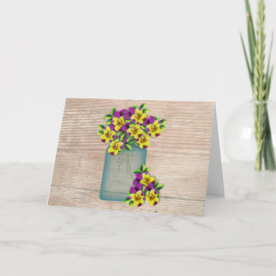 Carte de Pâques de police volumineuse Violas