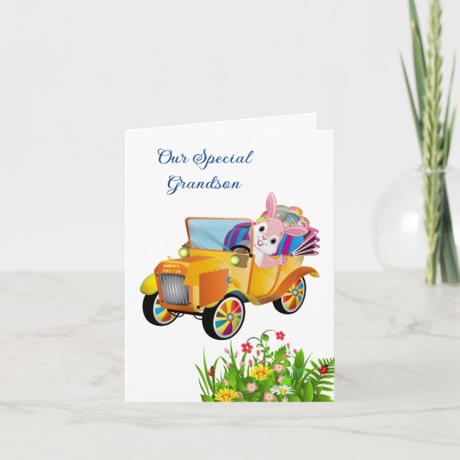 Carte de Pâques - Grandson spécial (Devant)