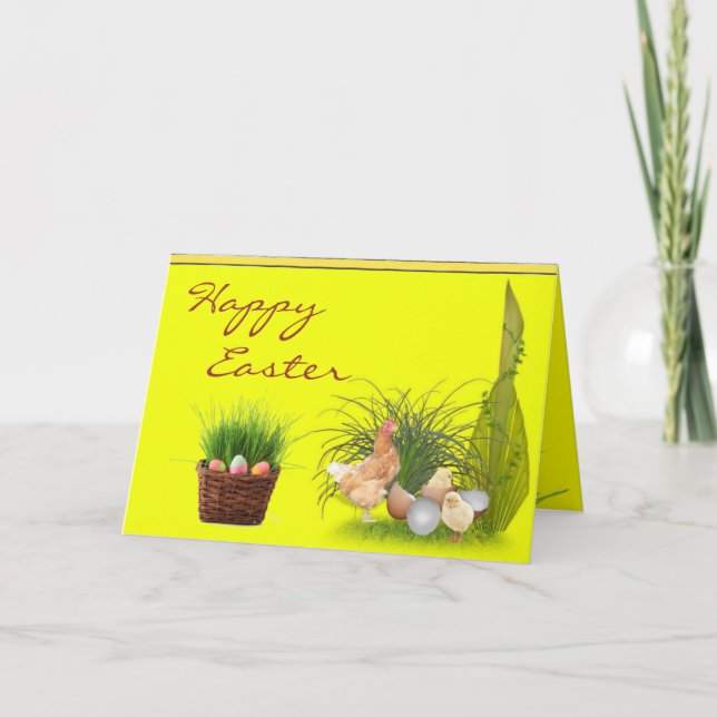 Carte de Pâques heureuse (Devant)