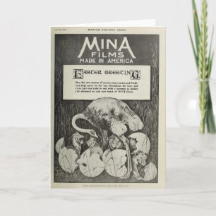 Carte de Pâques humoristique du studio 1915 de