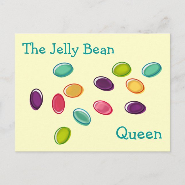 Carte de Pâques Jelly Bean Queen (Devant)