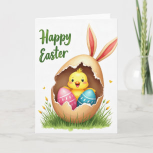 Carte de Pâques Joyeuse Naissance de Printemps