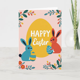 Carte de Pâques Joyeuse pour Amis