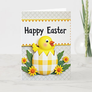 Carte de Pâques Joyeux Printemps Oiseau