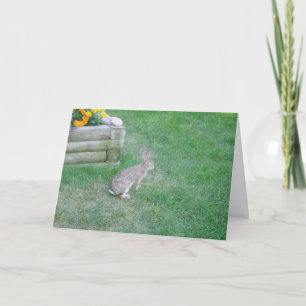 Carte de Pâques "Lapin #2"