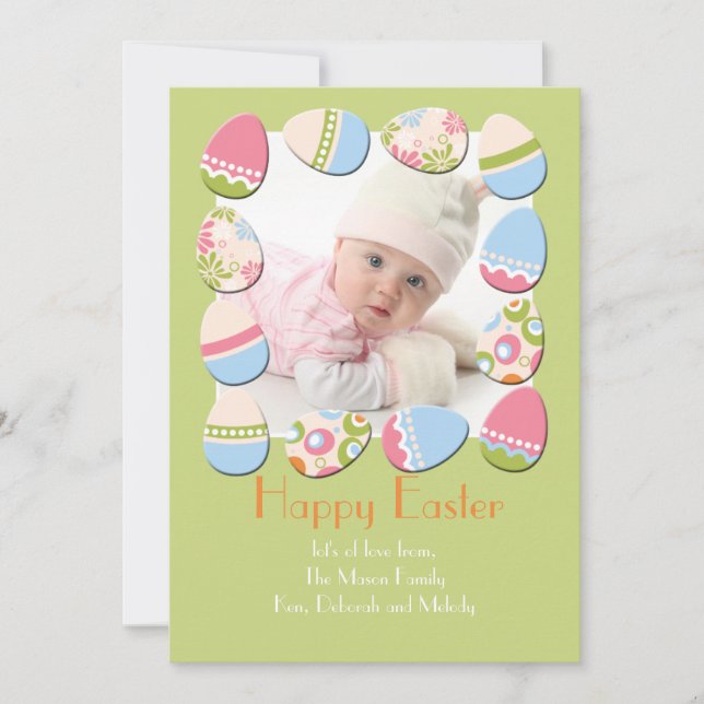 Carte de Pâques photo Eggstravaganza (Devant)