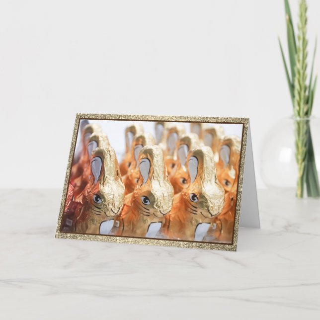 Carte de Pâques - Que votre panier de Pâques débor (Devant)