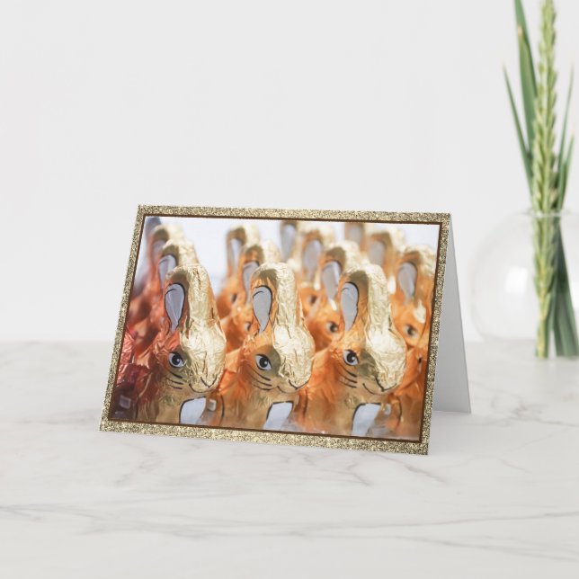 Carte de Pâques - Que votre panier de Pâques débor (Devant)