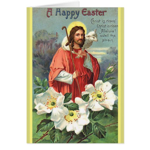 Carte de Pâques religieuse | Zazzle