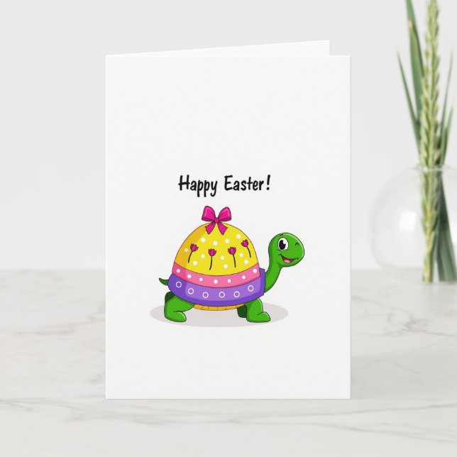 Carte de Pâques Reptile à pois (Devant)