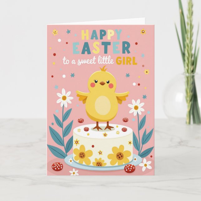 Carte de Pâques Sweet Chick (Devant)