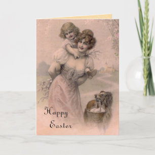 Carte de Pâques vintage