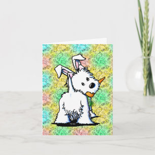 Carte de Pâques Westie