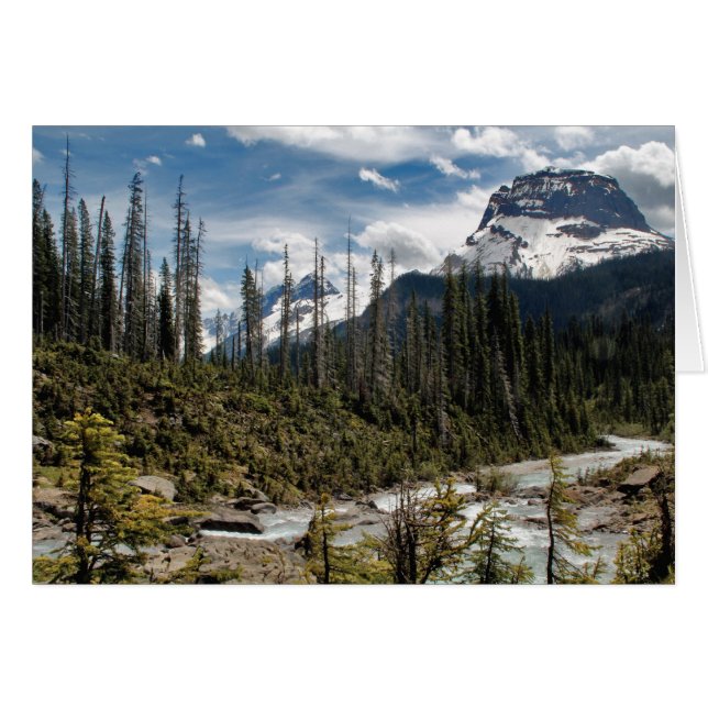 Carte de parc national de Yoho (Devant horizontal)