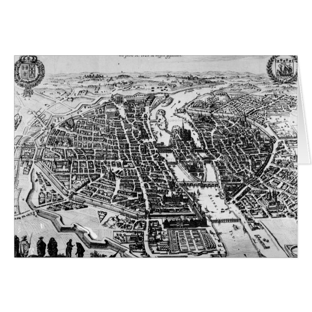 Carte de Paris, 1620 (Devant horizontal)