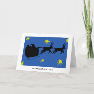 Carte de parodie de Noël moderne