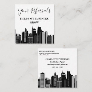 Carte De Parrainage Agriculture de l'agent immobilier