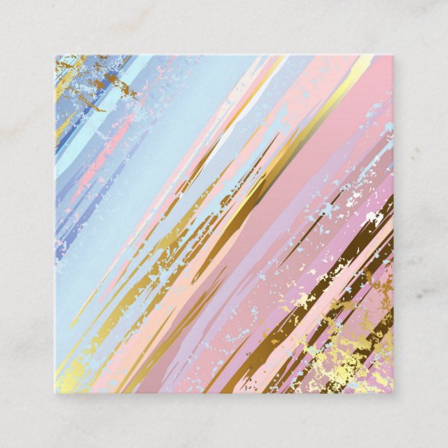 Carte De Parrainage Arrière - plan rose texturé (Devant)