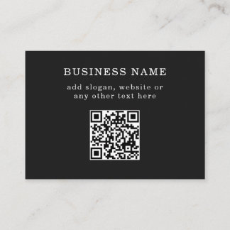 Carte De Parrainage Code QR promotionnel d'entreprise 