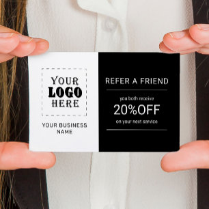 Carte De Parrainage Créez votre propre logo personnalisé professionnel