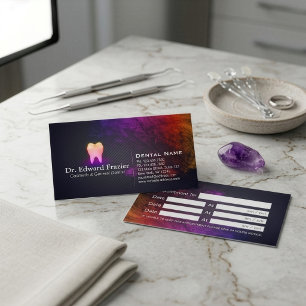 Carte De Parrainage Dentiste professionnel Clinique dentaire Rose Gold