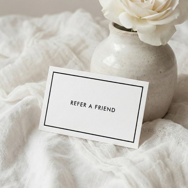 Carte De Parrainage Élégant minimaliste (Créateur téléchargé)