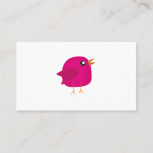 Carte De Parrainage Enfants mignonette birdy