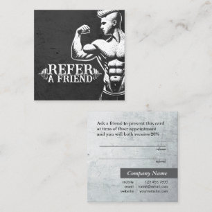 Carte De Parrainage Entraîneur de fitness moderne Bodybuilding Instruc