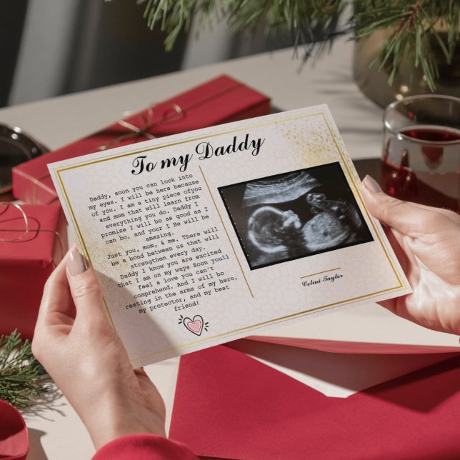 Carte De Parrainage Faites la promotion de papa de Bump à papa : Père  (Promote Dad From Bump to Daddy: Funny Father's Day Referral Card)