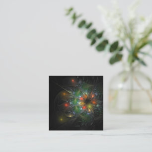 Carte De Parrainage Fleurs imaginaires fractales douces et tendres