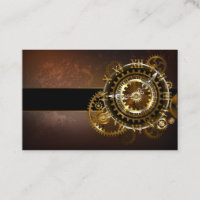 Horloge Steampunk avec des engrenages anciens
