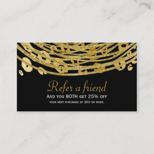 Carte De Parrainage Impression guépard Golden Glam Exotique Parrainez