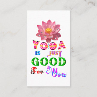 Carte De Parrainage Le marketing de yoga est juste bon pour vous