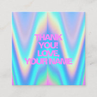 licorne holographique néon Merci texte rose nom