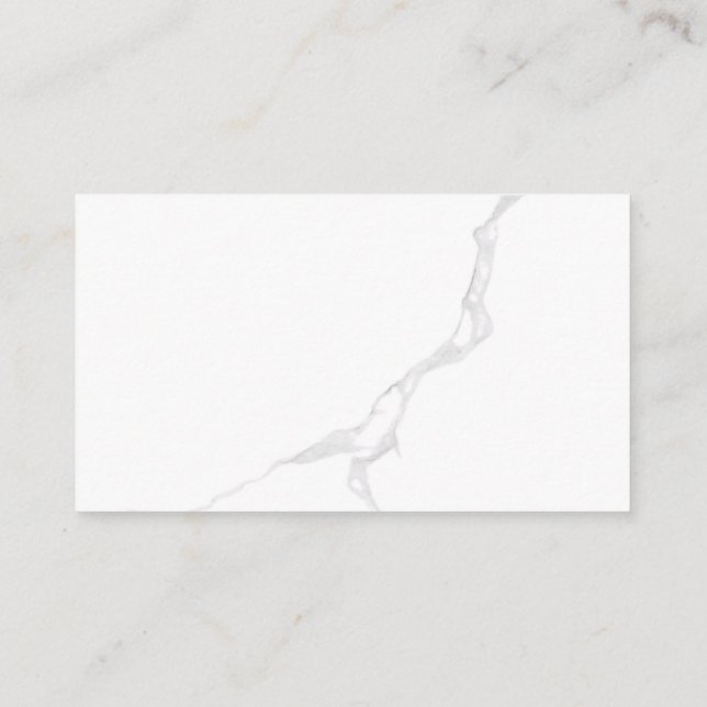 Carte De Parrainage Marbre Blanc  (Dos)