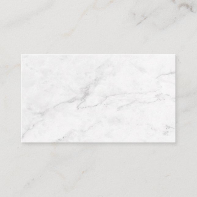 Carte De Parrainage Marbre Blanc (Devant)