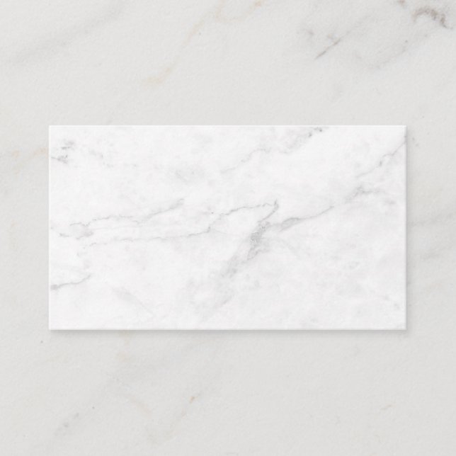 Carte De Parrainage Marbre Blanc (Devant)