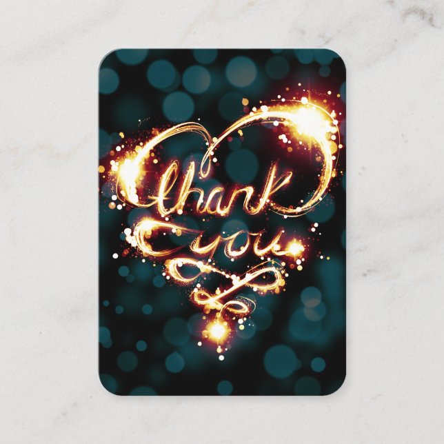 Carte De Parrainage merci légers se réfèrent un programme d'ami (Devant)