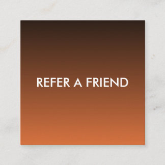 Carte De Parrainage Modern Luxury Refer a Friend Card for Salon & Spa