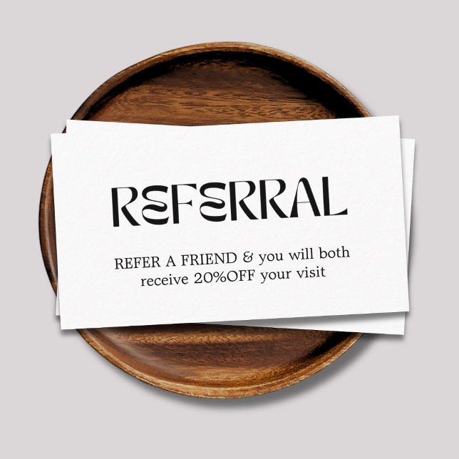 Carte De Parrainage Moderne Elégant Blanc Faux Or Coeur Beauté Référen (Créateur téléchargé)